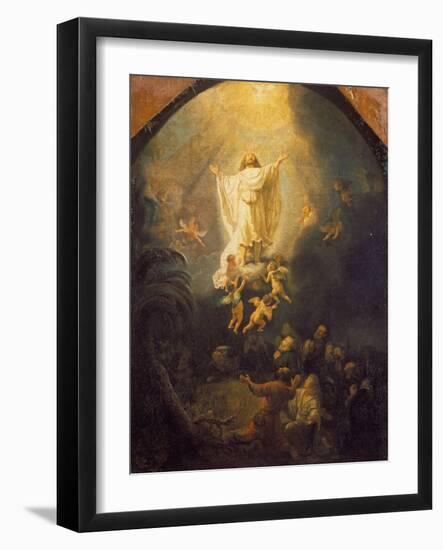 Ascension of Christ, 1636-Rembrandt van Rijn-Framed Giclee Print