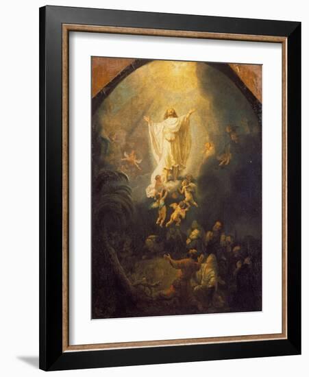 Ascension of Christ, 1636-Rembrandt van Rijn-Framed Giclee Print