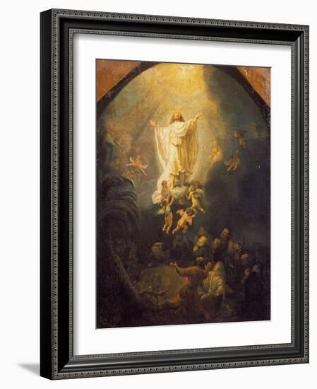 Ascension of Christ, 1636-Rembrandt van Rijn-Framed Giclee Print