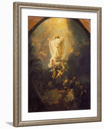 Ascension of Christ, 1636-Rembrandt van Rijn-Framed Giclee Print