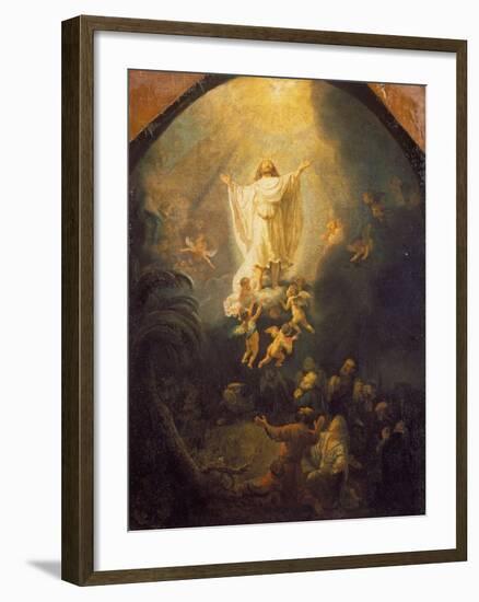 Ascension of Christ, 1636-Rembrandt van Rijn-Framed Giclee Print