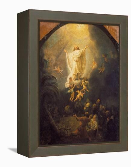 Ascension of Christ, 1636-Rembrandt van Rijn-Framed Premier Image Canvas