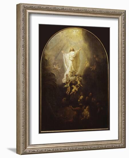 Ascension of Christ-Rembrandt van Rijn-Framed Giclee Print