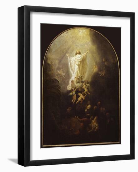 Ascension of Christ-Rembrandt van Rijn-Framed Giclee Print