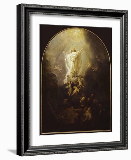 Ascension of Christ-Rembrandt van Rijn-Framed Giclee Print