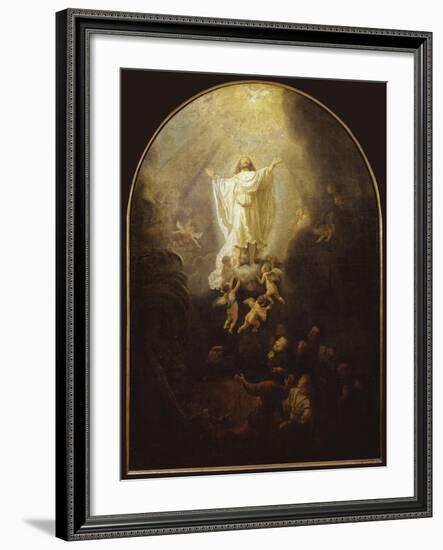 Ascension of Christ-Rembrandt van Rijn-Framed Giclee Print