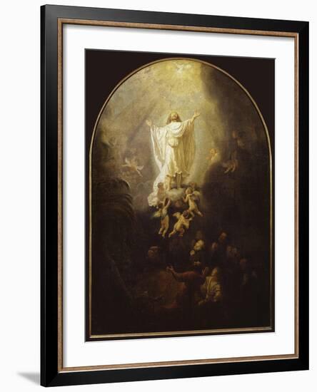 Ascension of Christ-Rembrandt van Rijn-Framed Giclee Print