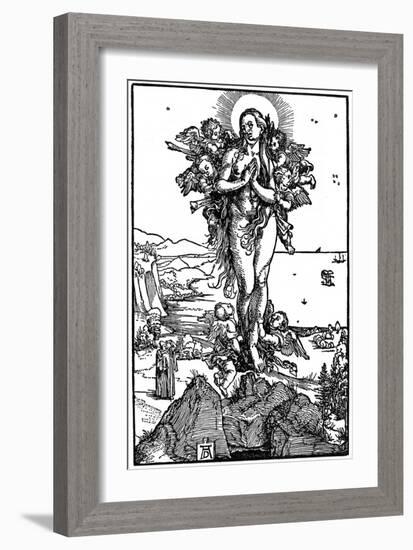 Ascension of Maria Magdalena, 1507-1510-Albrecht Durer-Framed Giclee Print