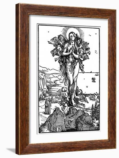 Ascension of Maria Magdalena, 1507-1510-Albrecht Durer-Framed Giclee Print