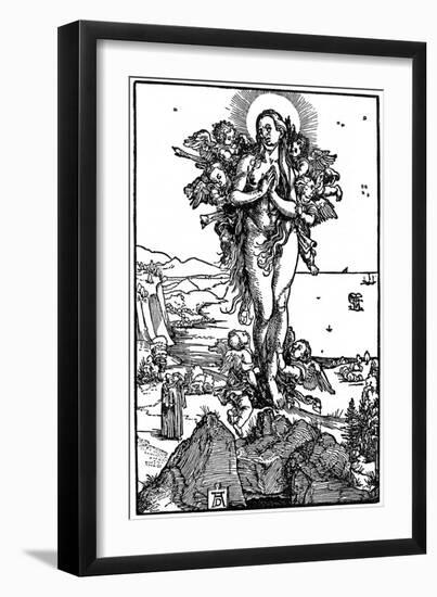 Ascension of Maria Magdalena, 1507-1510-Albrecht Durer-Framed Giclee Print