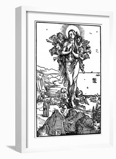 Ascension of Maria Magdalena, 1507-1510-Albrecht Durer-Framed Giclee Print