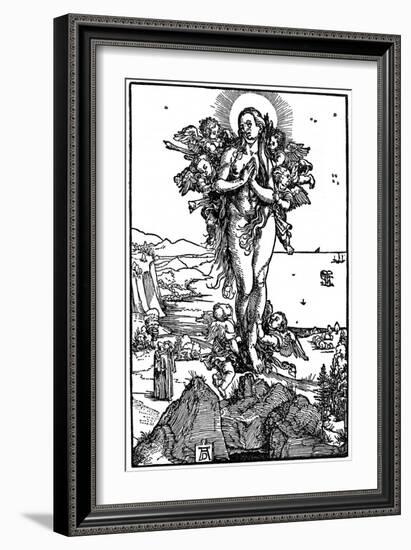 Ascension of Maria Magdalena, 1507-1510-Albrecht Durer-Framed Giclee Print