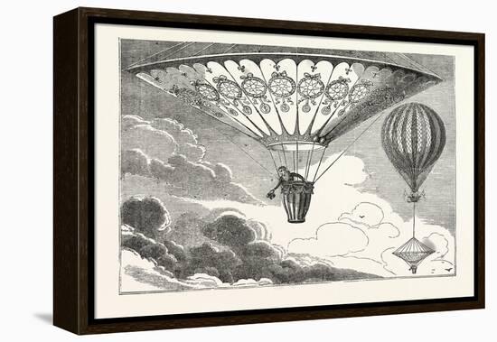 Ascent of the Vauxhall Balloon and Mr. Cocking's Parachute-null-Framed Premier Image Canvas