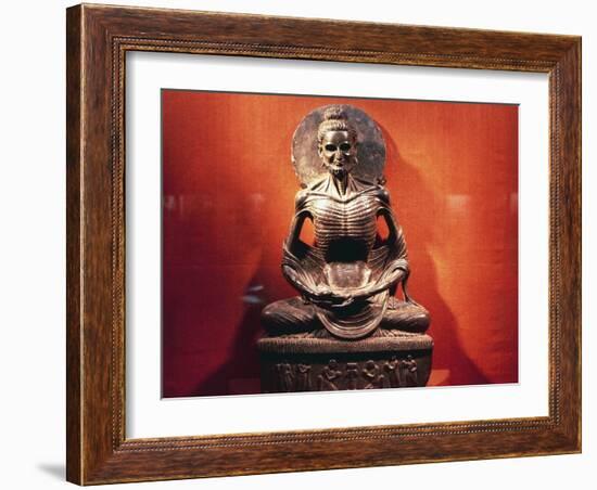 Ascetic Buddha, Gandhara Art, Pakistani Civilization-null-Framed Giclee Print