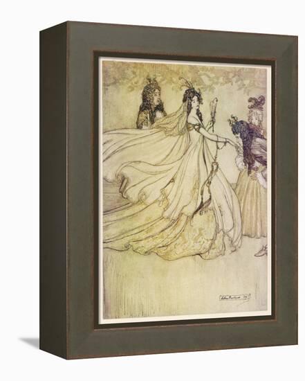 Aschenputtel-Arthur Rackham-Framed Premier Image Canvas