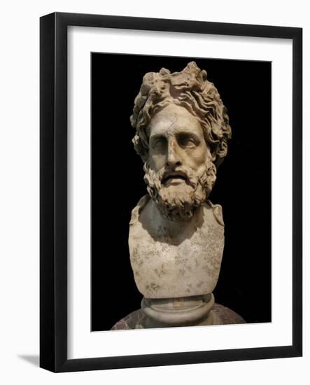 Asclepius, God of Medicine and Healing, 2th Century BC-null-Framed Photographic Print