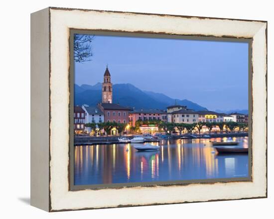 Ascona, Lago Maggiore, Ticino, Switzerland-Demetrio Carrasco-Framed Premier Image Canvas