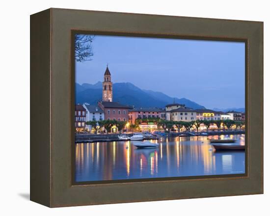 Ascona, Lago Maggiore, Ticino, Switzerland-Demetrio Carrasco-Framed Premier Image Canvas