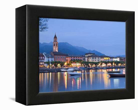 Ascona, Lago Maggiore, Ticino, Switzerland-Demetrio Carrasco-Framed Premier Image Canvas