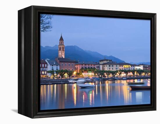 Ascona, Lago Maggiore, Ticino, Switzerland-Demetrio Carrasco-Framed Premier Image Canvas