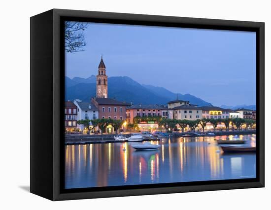 Ascona, Lago Maggiore, Ticino, Switzerland-Demetrio Carrasco-Framed Premier Image Canvas