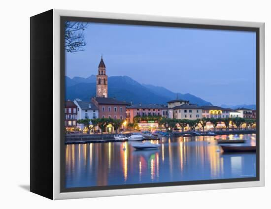 Ascona, Lago Maggiore, Ticino, Switzerland-Demetrio Carrasco-Framed Premier Image Canvas