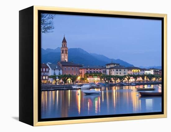 Ascona, Lago Maggiore, Ticino, Switzerland-Demetrio Carrasco-Framed Premier Image Canvas