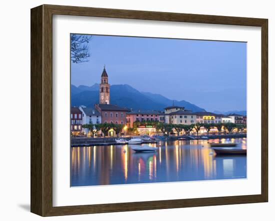 Ascona, Lago Maggiore, Ticino, Switzerland-Demetrio Carrasco-Framed Photographic Print