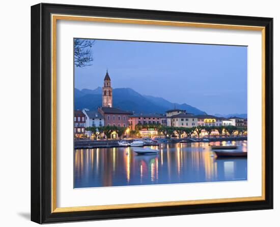 Ascona, Lago Maggiore, Ticino, Switzerland-Demetrio Carrasco-Framed Photographic Print