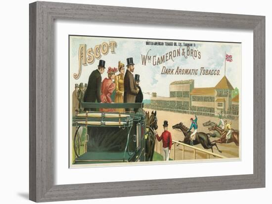 Ascot Brand Tobacco Label-Lantern Press-Framed Art Print