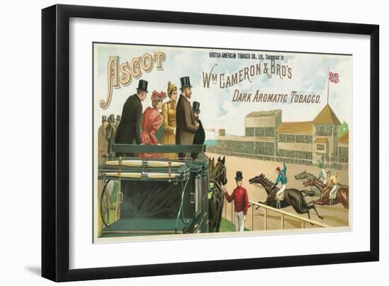 Ascot Brand Tobacco Label-Lantern Press-Framed Art Print