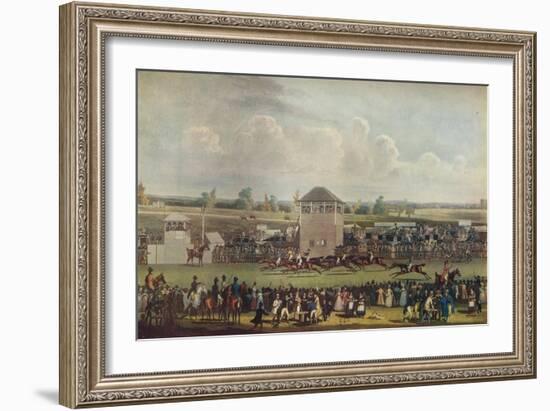 'Ascot Heath Races', 19th century-James Pollard-Framed Giclee Print