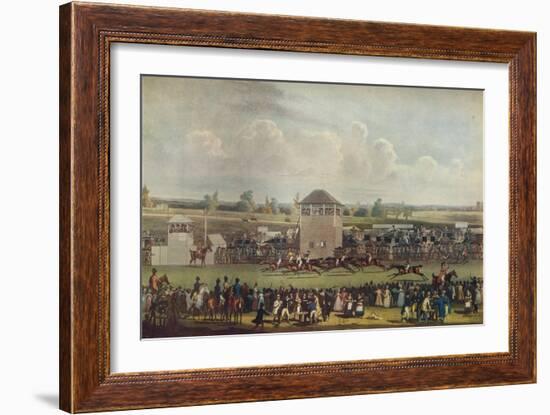 'Ascot Heath Races', 19th century-James Pollard-Framed Giclee Print