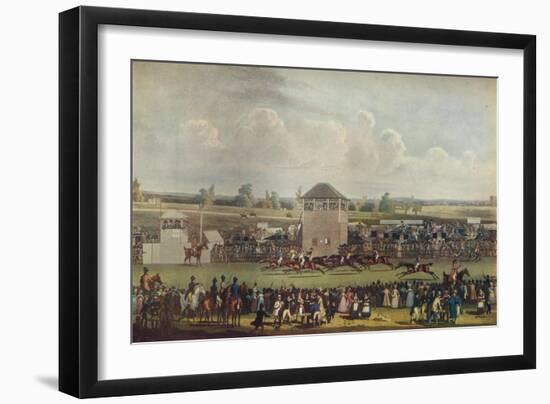 'Ascot Heath Races', 19th century-James Pollard-Framed Giclee Print