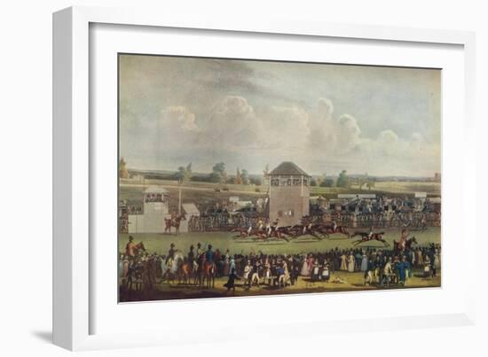 'Ascot Heath Races', 19th century-James Pollard-Framed Giclee Print