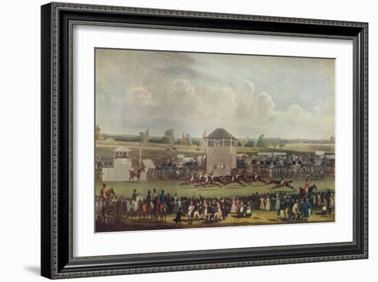 'Ascot Heath Races', 19th century-James Pollard-Framed Giclee Print