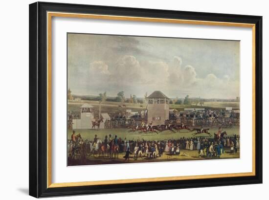 'Ascot Heath Races', 19th century-James Pollard-Framed Giclee Print