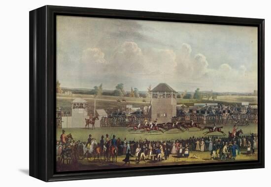 'Ascot Heath Races', 19th century-James Pollard-Framed Premier Image Canvas