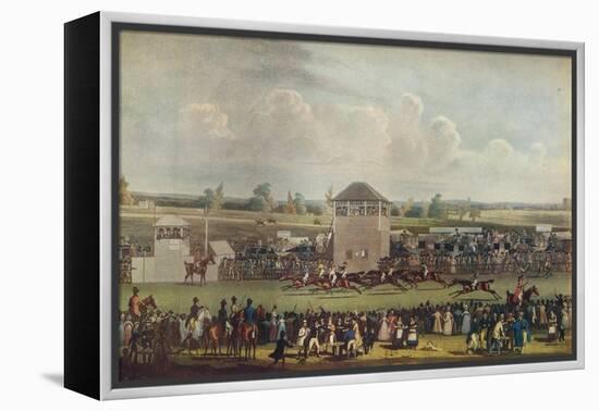 'Ascot Heath Races', 19th century-James Pollard-Framed Premier Image Canvas