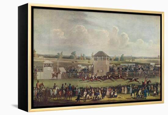 'Ascot Heath Races', 19th century-James Pollard-Framed Premier Image Canvas