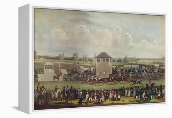 'Ascot Heath Races', 19th century-James Pollard-Framed Premier Image Canvas