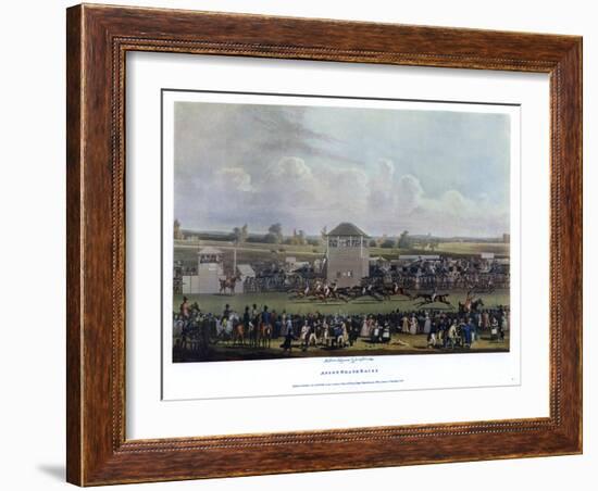 Ascot Heath Races-James Pollard-Framed Giclee Print