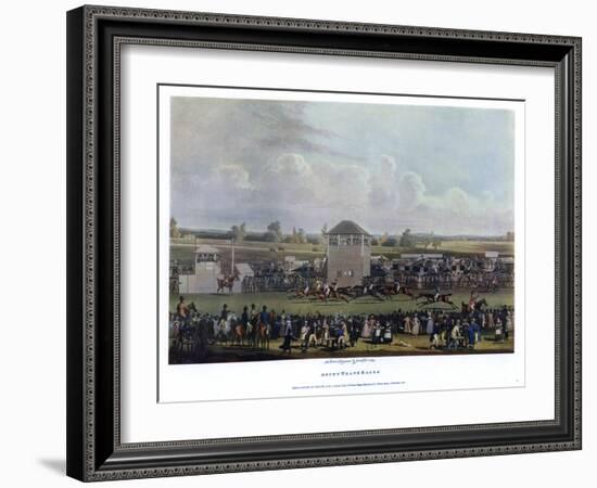 Ascot Heath Races-James Pollard-Framed Giclee Print