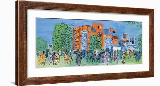 Ascot, le Pesage , 1931-Raoul Dufy-Framed Premium Giclee Print