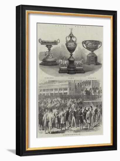 Ascot Races-null-Framed Giclee Print