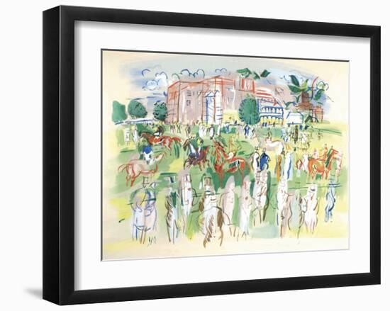 Ascot-Raoul Dufy-Framed Premium Giclee Print