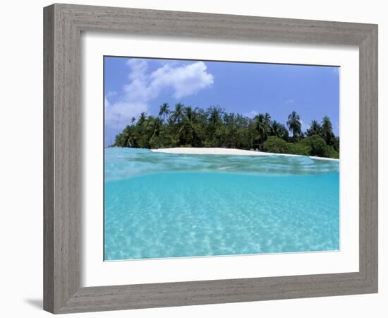 Asdu Island, North Male Atoll, Maldives, Indian Ocean-Sergio Pitamitz-Framed Photographic Print