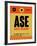 ASE Aspen Luggage Tag I-NaxArt-Framed Art Print