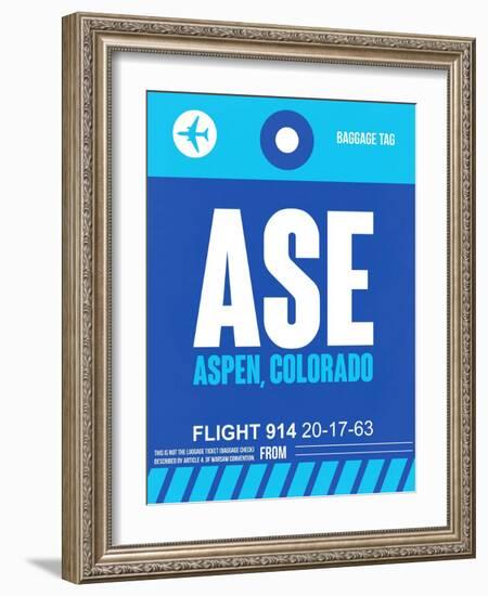 ASE Aspen Luggage Tag II-NaxArt-Framed Art Print