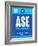 ASE Aspen Luggage Tag II-NaxArt-Framed Art Print